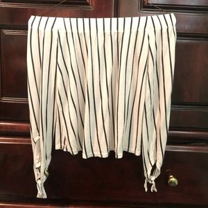 Off the shoulder shirt